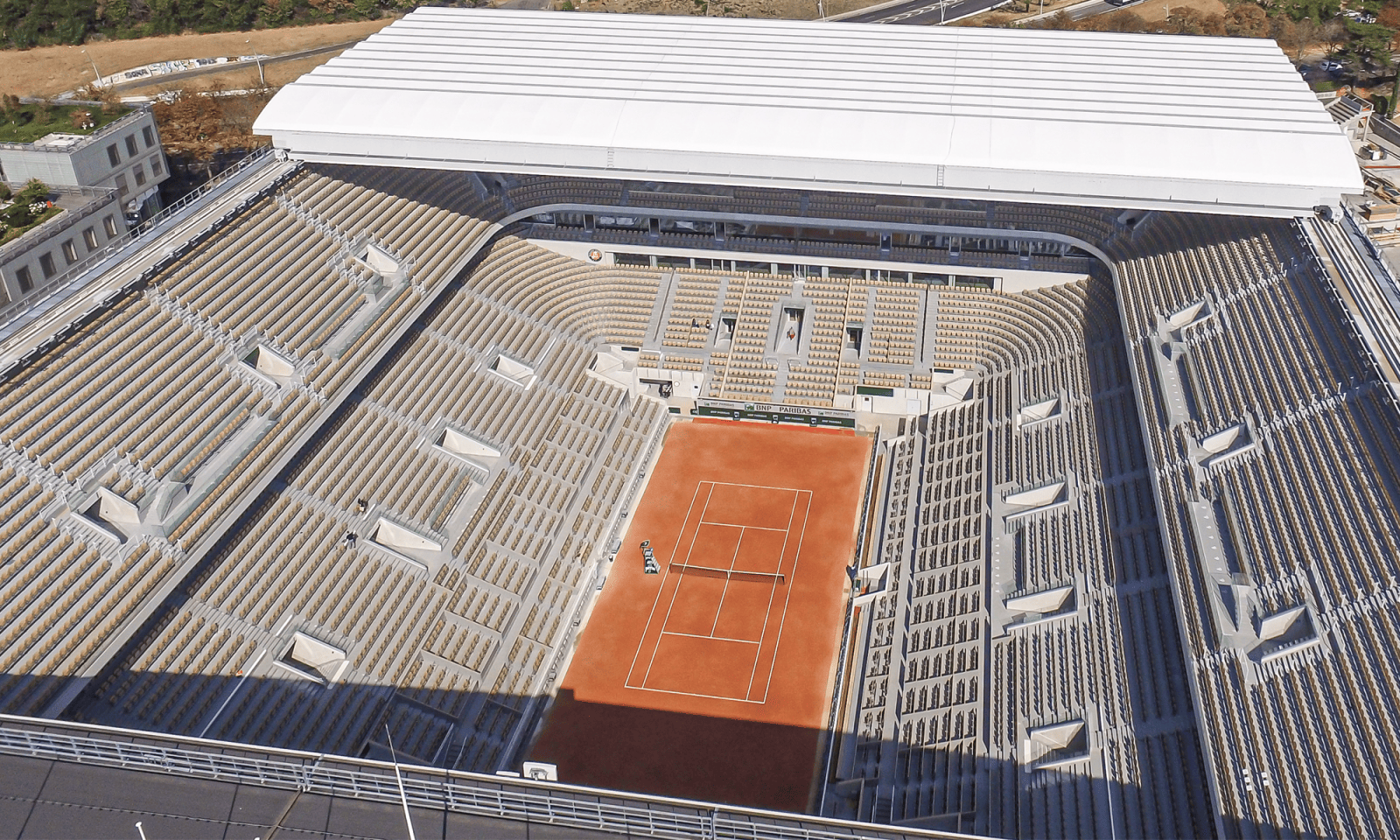Les coulisses de stade de Roland Garros
