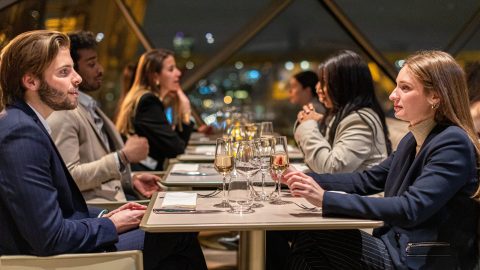 Diner at Eiffel Tower, Madame Brasserie